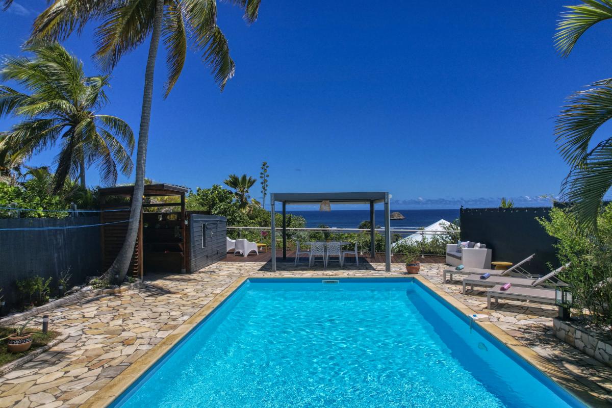 4.Location villa piscine vue mer Saint François Guadeloupe_ Vue Mer